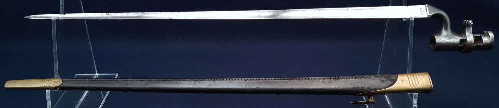 British 1876 Pattern Socket Bayonet, Egyptian Conversion, Dated 1888 - 4